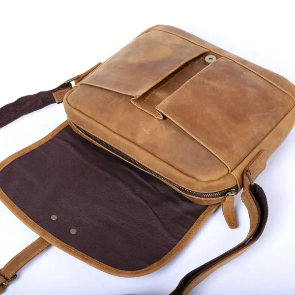 Kožená taška crossbody ZENO - Image 2